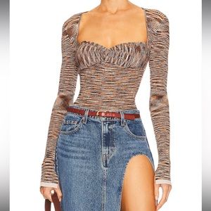 Jonathan Simkhai Multicolor Knit Top